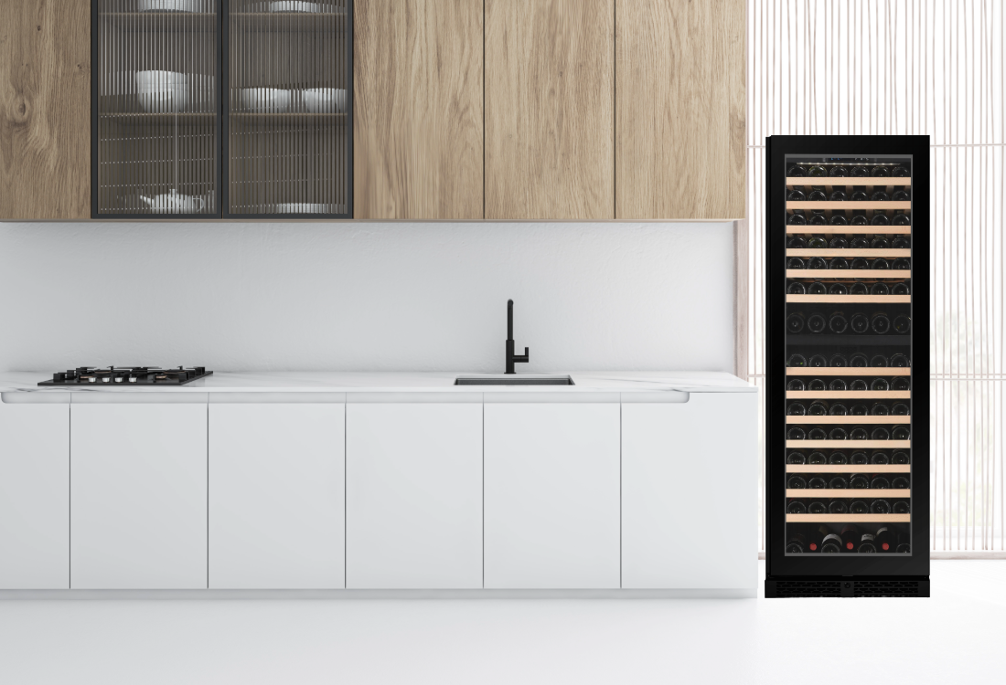 FWS154D-BLACK - 154 Bottle Wine Fridge