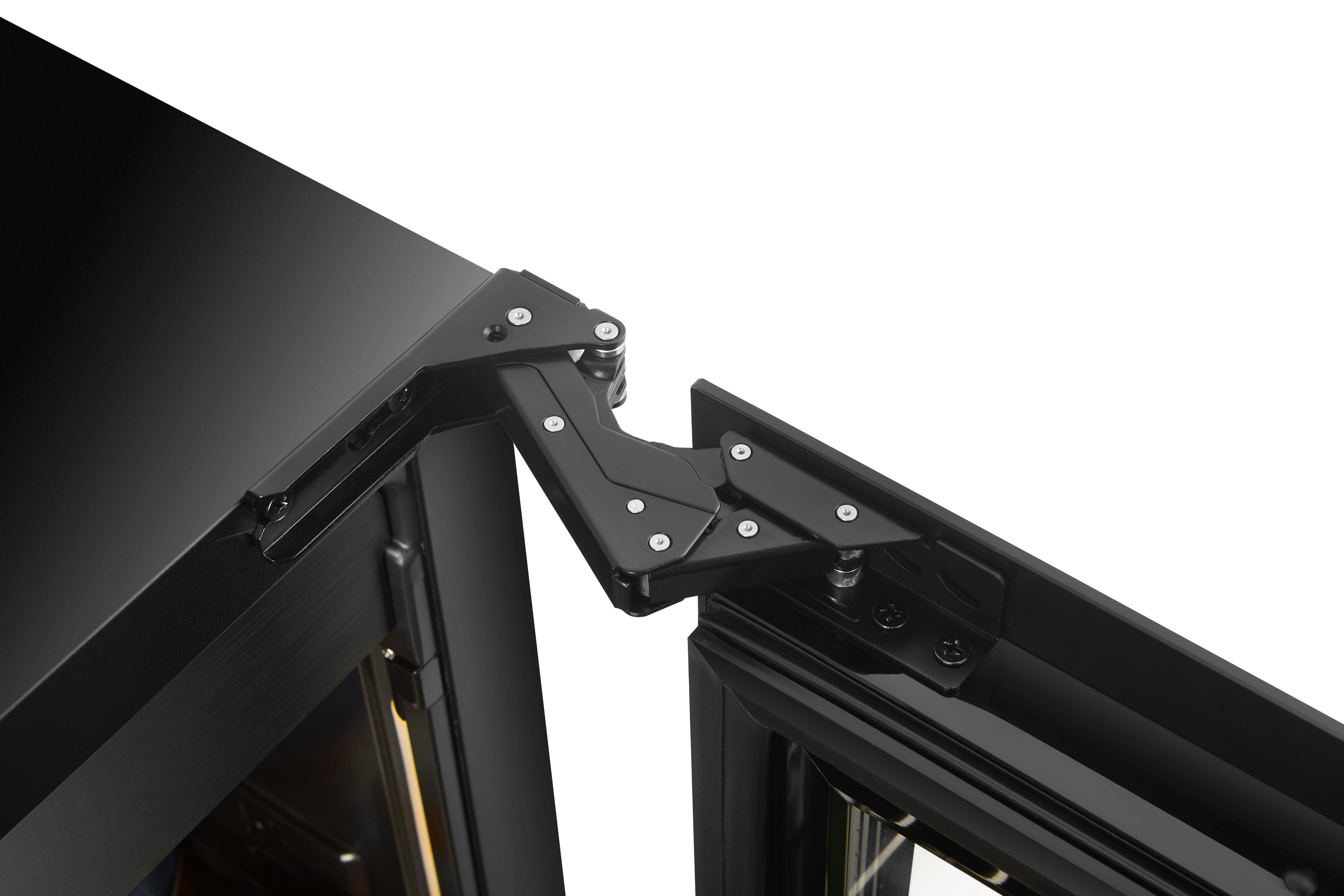 FWS93D-BLACK - 101 flessen wijnkoelkast