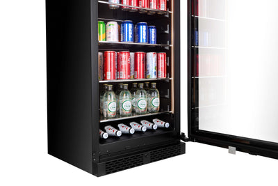 WBV122S-BLACK - Wijn- en drankcombinatie