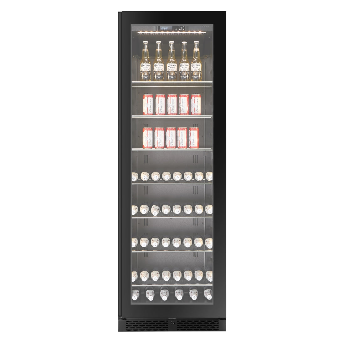 BV122S-BLACK - 336L / 315 Can Beverage Fridge