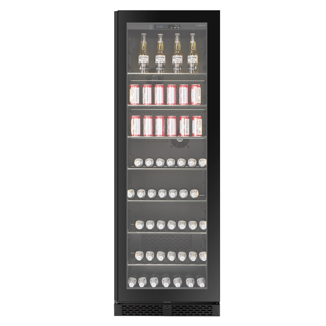 BV163S-BLACK - 338L / 487 Can Beverage Fridge