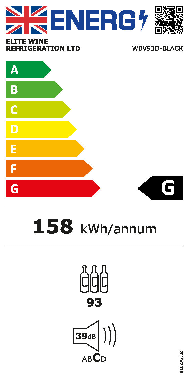 WBV93D-BLACK - 318L Beverage Centre (Wine & Beverage)