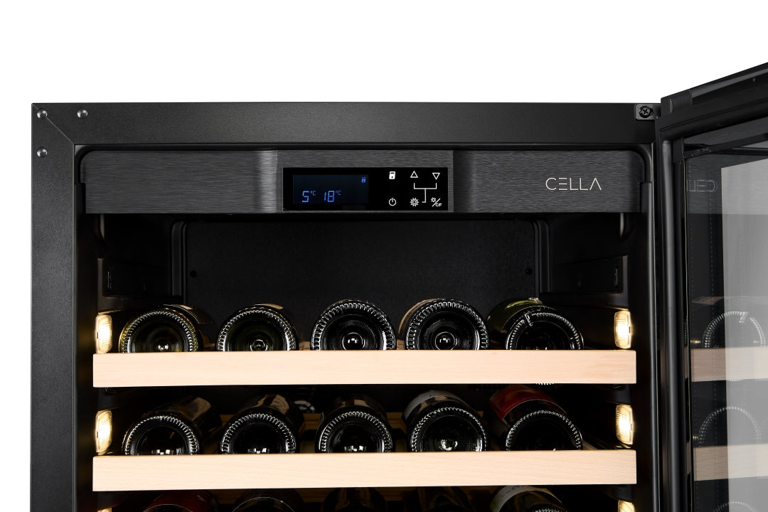 FWS163S-BLACK - 161 Bottle Wine Fridge