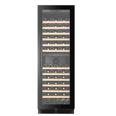FWS93D-BLACK - 101 flessen wijnkoelkast