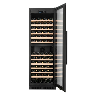 FWS93D-BLACK - 101 flessen wijnkoelkast