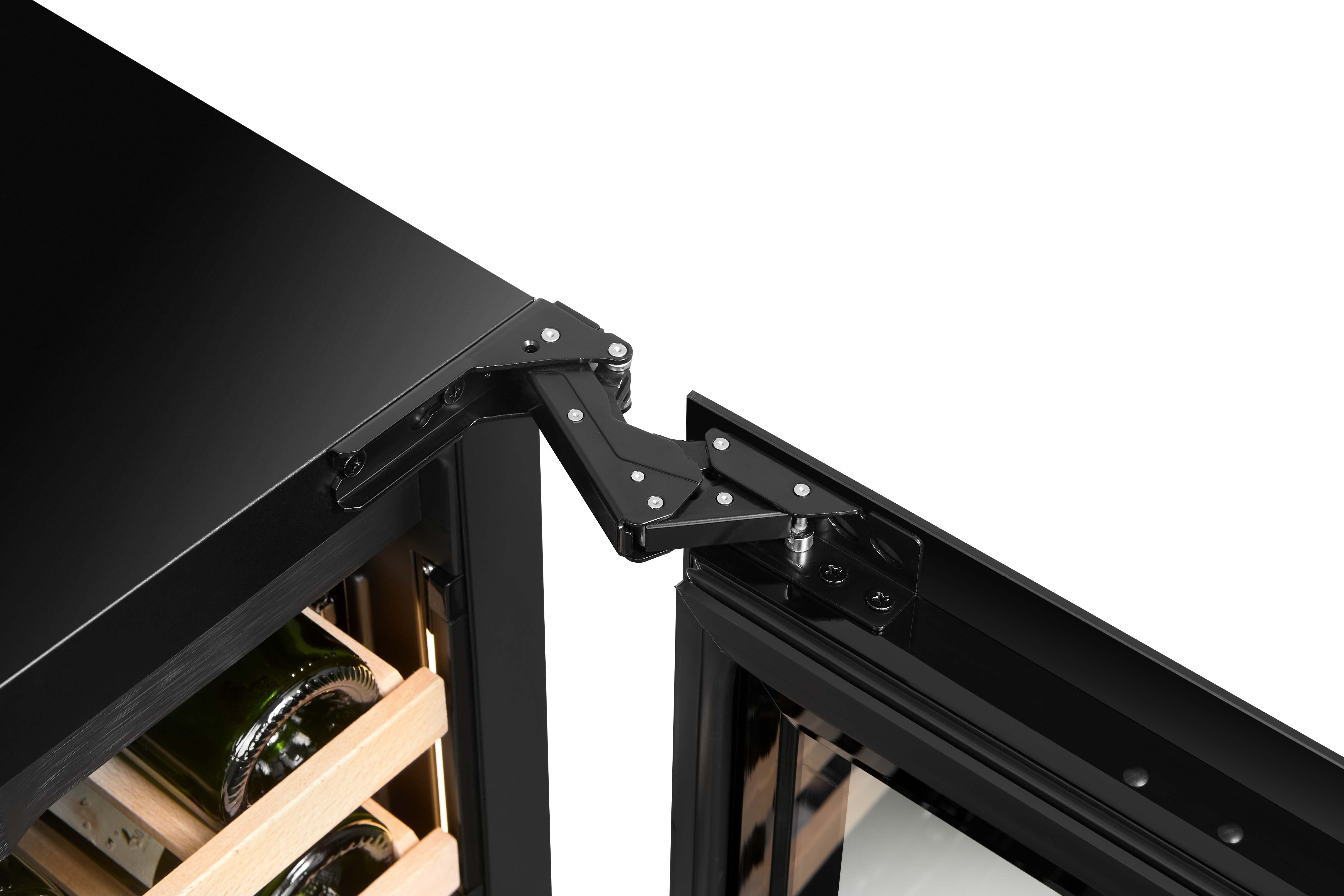 W39D-BLACK - 39 flessen wijnkoelkast