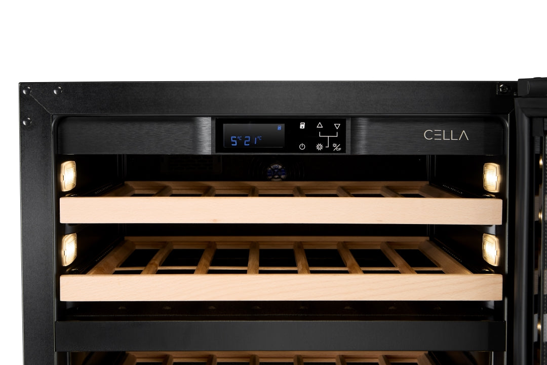 W39D-BLACK - 39 Bottle Wine Fridge