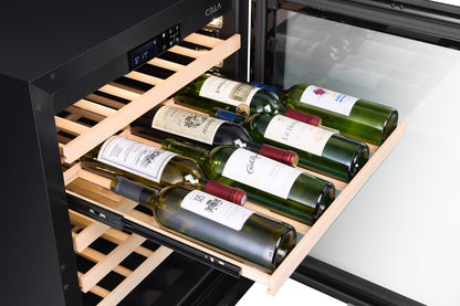 W46S-BLACK - 46 Bottle Wine Fridge