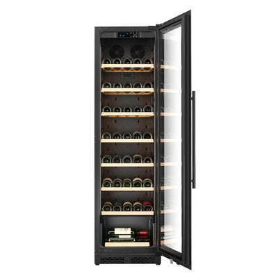 W82S-BLACK - 75 flessen wijnkoelkast