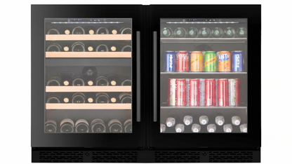 WBV46D-BLACK - Wine & Beverage Combination